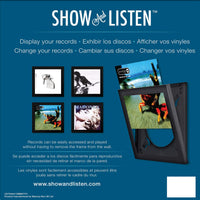 Show & Listen Vinyl Record Wall Display Frame