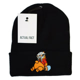 MF Doom Pooh Roll Up Beanie In Black