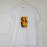 Mia Wallace Virgin Mary Printed Tee In White